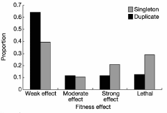 Distributions of fitness