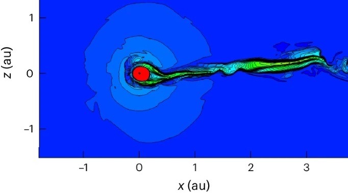 A possible direct exposure of the Earth to the cold dense interstellar medium 2-3 Myr ago